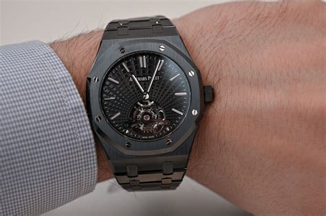 audemars piguet royal oak all black price|royal oak watch price list.